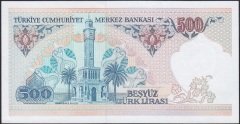 7.Emisyon 2.Tertip 500 Lira D45 188526 Çilaltı Çil