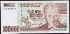 7.EMİSYON 3.TERTİP 100000 LİRA G54 203866 ÇİLALTI