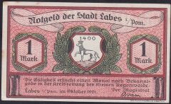 ALMANYA  1 MARK NOTGELD  1921 ÇİL