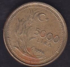 1996 Yılı 5000 Lira
