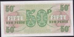 İngiltere 50 New Pence 1972 Çil ( 222 )