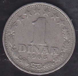 Yugoslavya 1 Dinar 1965