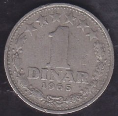 Yugoslavya 1 Dinar 1965