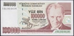 7.EMİSYON 3.TERTİP 100000 LİRA I51 914426 ÇİLALTI
