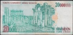 7.Emisyon 20 000 000 Lira D68 030416 Çok Temiz