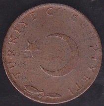 1974 YILI 5 KURUŞ eski para mezat