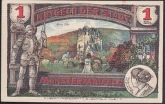 ALMANYA  1 MARK NOTGELD  1921 ÇİL