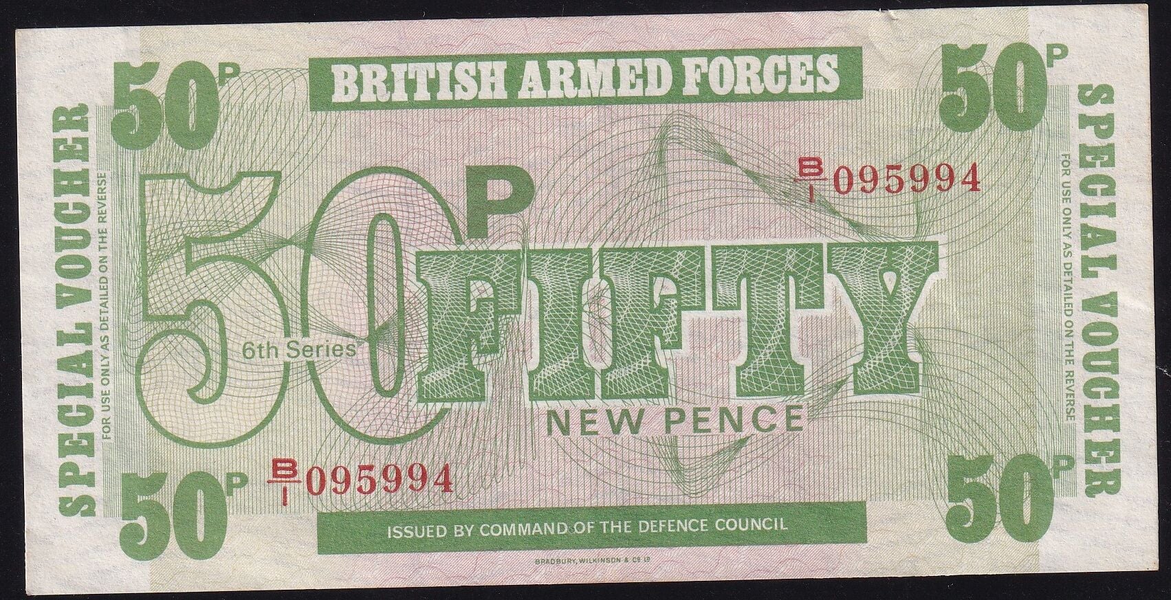 İngiltere Ordu 50 New Pence 1972 Çilaltı