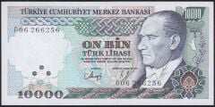 7.Emisyon 3.Tertip 10000 Lira G06 266256 Çilaltı Çil