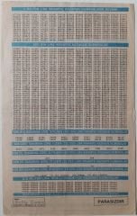 1989 30 Ağustos  Piyango Listesi