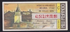 1978 30 NİSAN ÇEYREK BİLET
