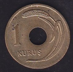 1949 Yılı 1 Kuruş Çilaltı