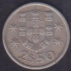 PORTEKİZ 2.5 ESCUDOS 1978