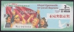 2008 23 NİSAN ÇEYREK BİLET R SERİSİ