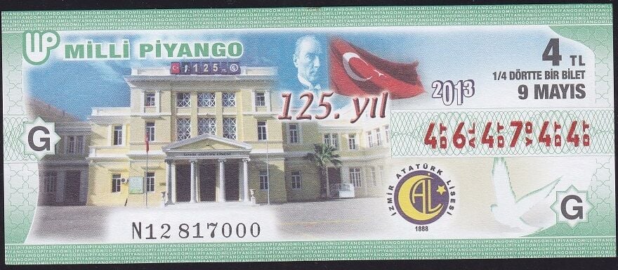 2013 9 Mayıs Çeyrek Bilet - G Serisi