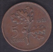 1972 YILI 5 KURUŞ
