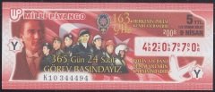 2008 9 NİSAN YARIM BİLET Y SERİSİ
