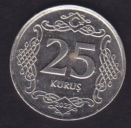 2022 Yılı 25 Kuruş