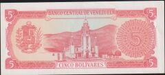 Venezuela 5 Bolivares 1989 Ççt Çilaltı Pick 70b