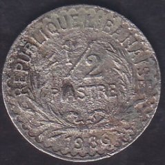 Lübnan 1/2 Piastre 1936