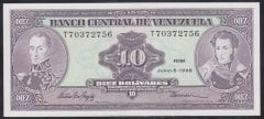 VENEZUELA 10 BOLİVARES 1995 ÇİL
