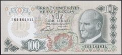 6.EMİSYON 1.TERTİP 100 LİRA B61 161011 ÇÇT ÇİLALTI