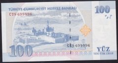 8.EMİSYON 100 YTL C79 699996 ÇİL