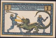 ALMANYA  1 MARK NOTGELD  1922 ÇİL