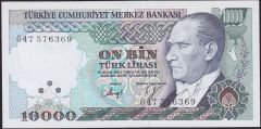 7.Emisyon 3.Tertip 10000 Lira G47 576369 Çil