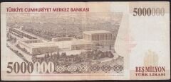 7.Emisyon 5 000 000 Lira D70 422656 Çok Temiz