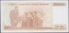 7.EMİSYON 3.TERTİP 100000 LİRA H88 135245 ÇİL