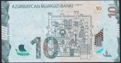 Azerbaycan 10 Manat 2021 Çil Pick 40