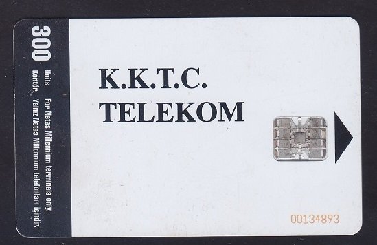 KKTC ( KIBRIS ) TELEFON KARTI 300 KONTÖR