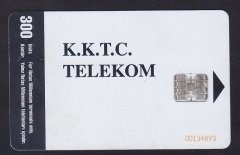 KKTC ( KIBRIS ) TELEFON KARTI 300 KONTÖR
