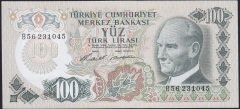 6.EMİSYON 1.TERTİP 100 LİRA B56 231045 ÇÇT +