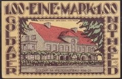 ALMANYA 1 MARK NOTGELD  1921 ÇİL