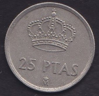 İSPANYA 25 PESETA 1982
