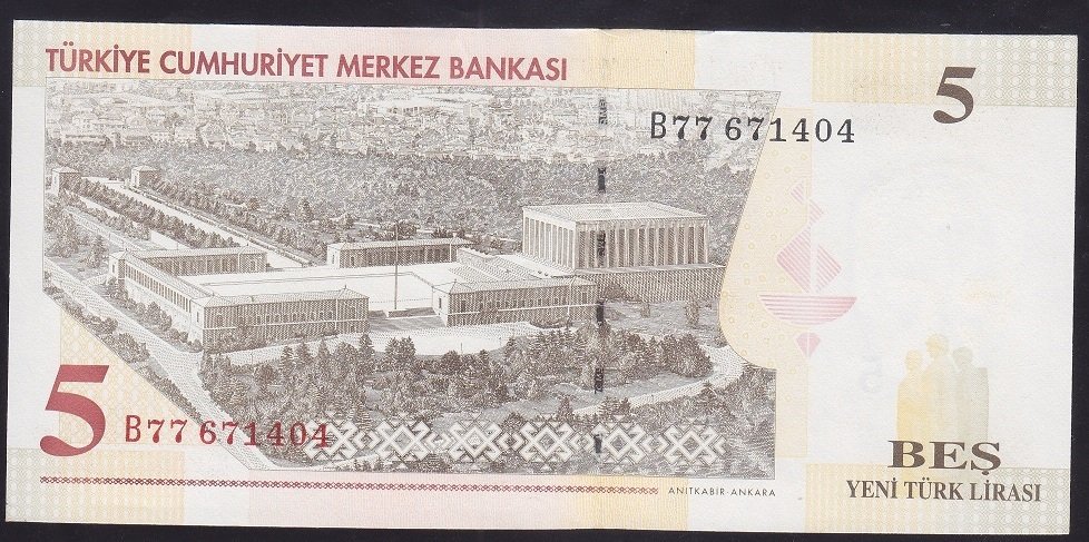 8.EMİSYON 5 YTL B77 671404 ÇİLALTI ÇİL