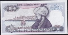 7.Emisyon 1.Tertip 1000 Lira D10 845831 Çil