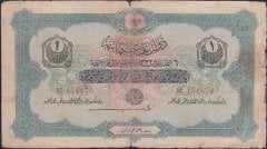 Reşat 1 Lira 6 Ağustos 1332 M 454879 Temiz Janko imza