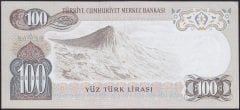 6.EMİSYON 1.TERTİP 100 LİRA B27 433681 ÇİLALTI ( DÜZLEME VAR )