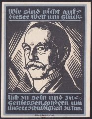 ALMANYA  1 MARK NOTGELD  1921 ÇİL