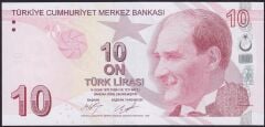 9.Emisyon 3.Tertip 10 Lira C001 067523 Çil