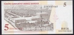 8.EMİSYON 5 YTL B56 647 647 ÇİL
