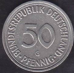 ALMANYA 50 PFENNİNG 1979 G