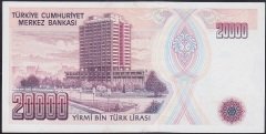 7.EMİSYON 1.TERTİP 20000 LİRA D69 393201 ÇİLALTI ÇİL