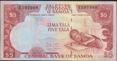 Western Samoa 5 Tala 2005 Çilaltı Çil Pick 33b