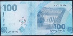 Kırgızistan 100 Som 2023 Çil