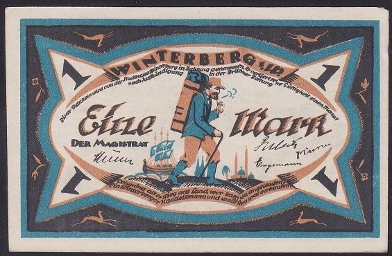 ALMANYA  1 MARK NOTGELD  1922 ÇİL