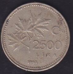 1993 Yılı 2500 Lira